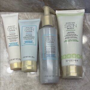 BRAND NEW MARY KAY SATIN HANDS AND SATIN BODY LOTIONS! Never opened!